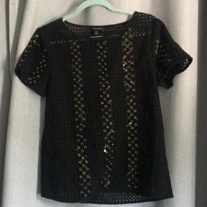 Mesh Sequence Banana Republic Top